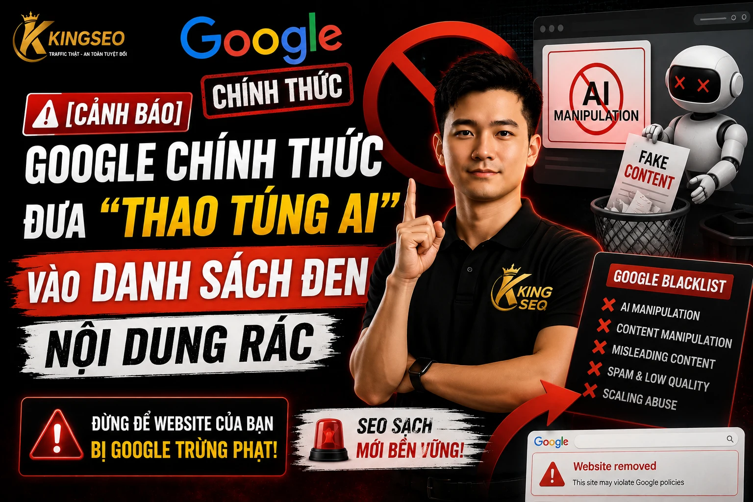 chính sách spam google 2026